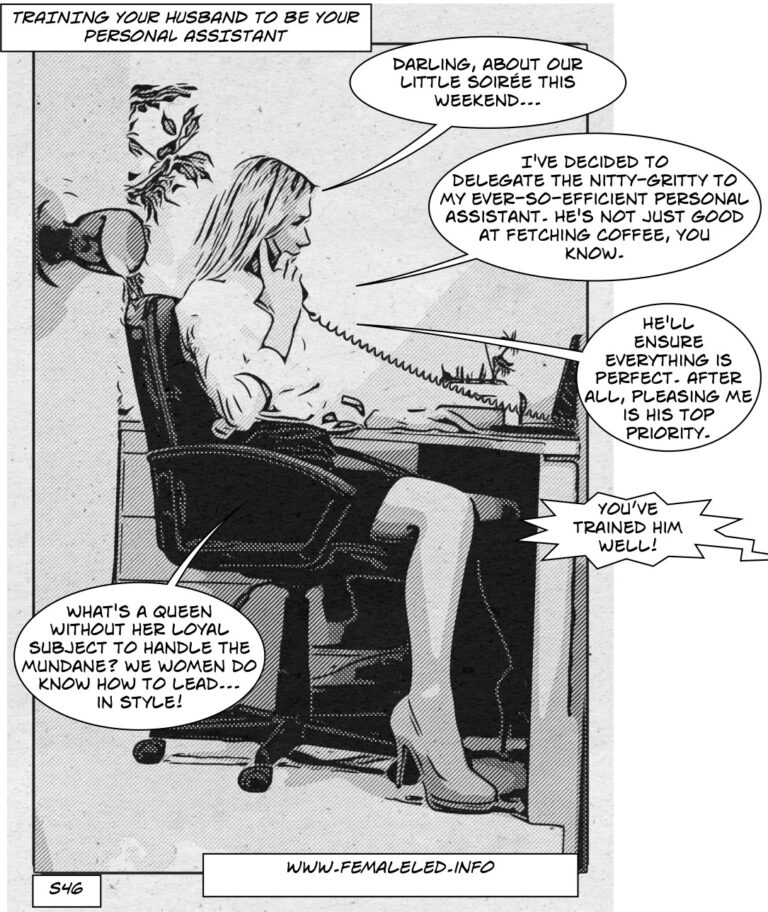 Husband as personal assistant